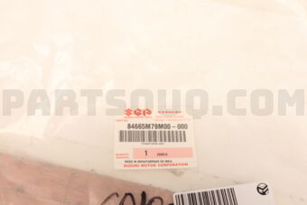 Suzuki 84665M79M00 WEATHERSTRIP,RR DR PARTITION R