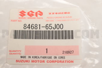 Suzuki 8468165J00 WEATHERSTRIP, BACK DOOR,OPENING