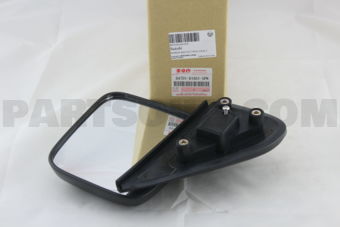 Suzuki 8470181A015PK MIRROR ASSY, OUT RR VIEW RH,(BLACK)