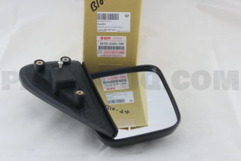 Suzuki 8470281A015PK MIRROR ASSY, OUT RR VIEW LH,(BLACK)
