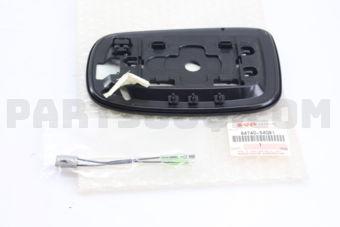 Suzuki 8474054G91 GLASS COMP,OUT RR VIEW,L