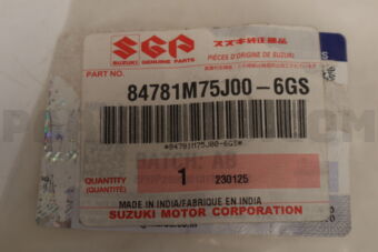 Suzuki 84781M75J006GS COVER,INSIDE MIRROR