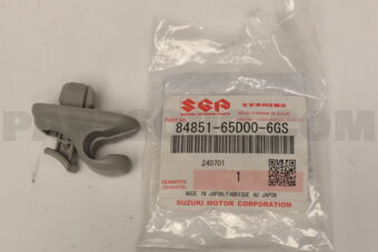 Suzuki 8485165D006GS HOLDE, SUNVISOR