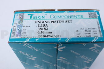 TEIKIN 381820050 PISTON SET 050 L15A