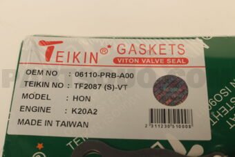 TEIKIN TF2087SVT GASKET FULL SET K20A2 WITH VITON VALVE SEAL (SET OF 1)