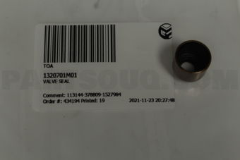 TOA 1320701M01 VALVE SEAL