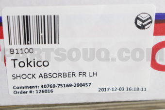 Tokico B1100 SHOCK ABSORBER FR LH
