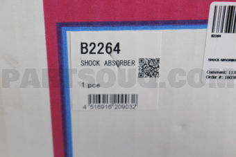 Tokico B2264 SHOCK ABSORBER FR LH