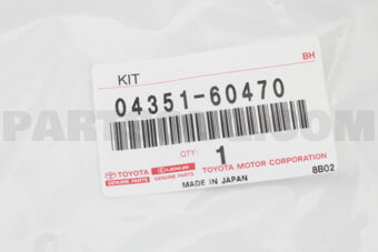 Toyota 0435160470 GASKET KIT, AUTOMATIC TRANSMISSION OVERHAUL