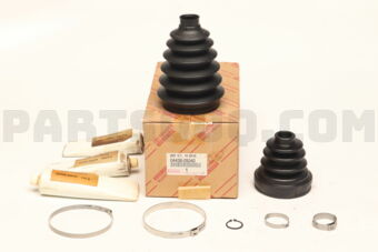 Toyota 0443805040 BOOT KIT, FRONT DRIVE SHAFT, IN & OUTBOARD, RH/LH