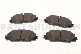 Toyota 0446502310 PAD KIT, DISC BRAKE, FRONT
