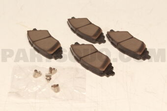 Toyota 0446506160 PAD KIT, DISC BRAKE