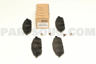 Toyota 044650K431 PAD KIT, DISC BRAKE