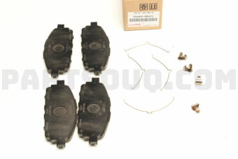 Toyota 044650K431 PAD KIT, DISC BRAKE