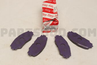 Toyota 0446512610 PAD KIT, DISC BRAKE, FRONT