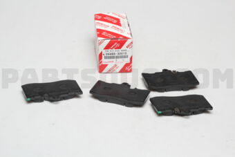 Toyota 0446530510 PAD KIT, DISC BRAKE, FRONT