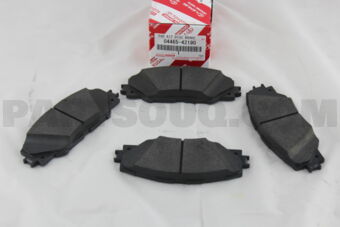 Toyota 0446542190 PAD KIT, DISC BRAKE, FRONT