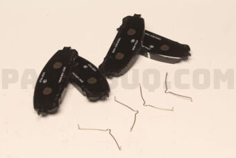 Toyota 0446548170 PAD KIT, DISC BRAKE, FRONT
