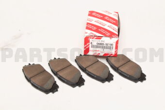 Toyota 0446552180 PAD KIT, DISC BRAKE, FRONT