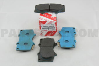 Toyota 0446560320 PAD KIT, DISC BRAKE, FRONT