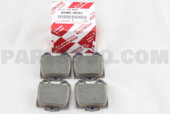PAD KIT, DISC BRAKE, REAR 446630151 | Toyota Parts | PartSouq