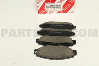 Toyota 0446650080 PAD KIT, DISC BRAKE, REAR