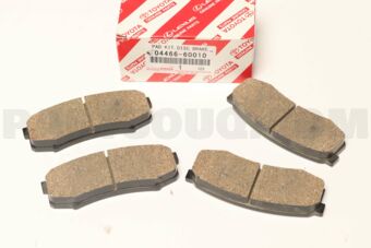 Toyota 0446660010 PAD KIT, DISC BRAKE, REAR