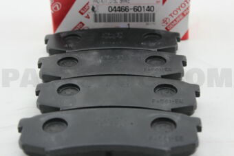 Toyota 0446660140 PAD KIT, DISC BRAKE, REAR