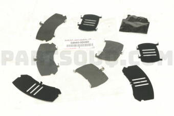 Toyota 049450D090 SHIM KIT, ANTI SQUEAL, FRONT