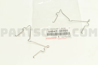 Toyota 0494735050 FITTING KIT, DISC BRAKE, FRONT