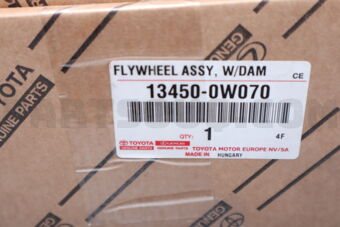 Toyota 134500W070 FLYWHEEL ASSY