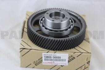 Toyota 1360330020 GEAR, INJECTION