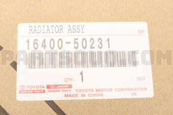 Toyota 1640050231 RADIATOR ASSY