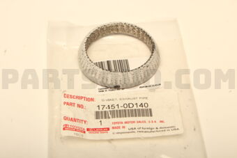 GASKET, EXHAUST PIPE 1745128040 | Toyota Parts | PartSouq GASKET, EXHAUST PIPE 1745128040 | Toyota Parts | PartSouq