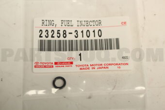 Toyota 2325831010 RING, FUEL INJECTOR BACK-UP, NO.3