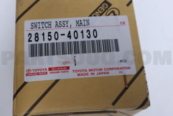 Toyota 2815040130 SWITCH ASSY, MAGNET STARTER