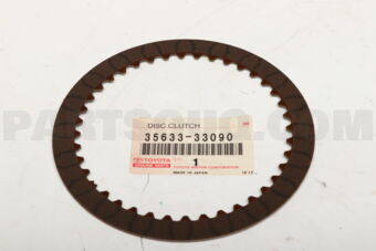 Toyota 3563333090 DISC, CLUTCH (FOR FORWARD MULTIPLE DISC CLUTCH)