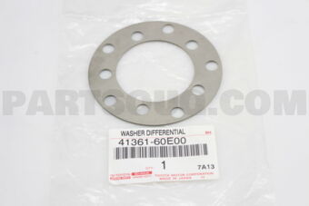 Toyota 4136160E00 WASHER, FRONT DIFFERENTIAL SIDE GEAR THRUST, NO.1