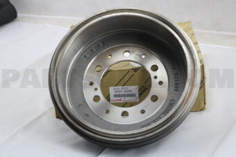 Toyota 4243126200 DRUM SUB-ASSY, REAR BRAKE