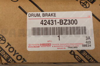 Toyota 42431BZ300 DRUM, BRAKE