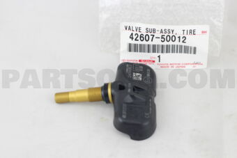 Toyota 4260750012 VALVE SUB-ASSY TIRE