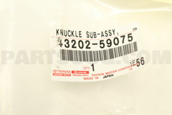 Toyota 4320259075 KNUCKLE, STEERING, LH