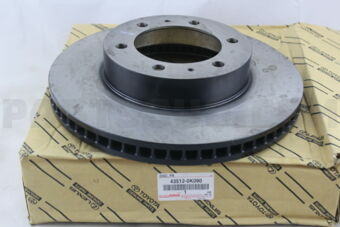 Toyota 435120K090 DISC, FRONT