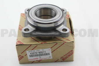 Toyota 4357060011 BEARING ASSY, FRONT AXLE W/ABS ROTOR, RH/LH