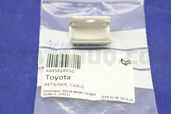 Toyota 4645828010 RETAINER, CABLE