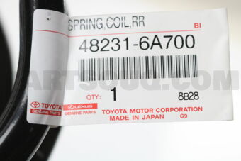 Toyota 482316A700 SPRING, COIL, REAR, RH/LH