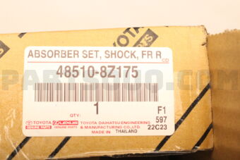 Toyota 485108Z175 ABSORBER ASSY, SHOCK, FRONT, RH/LH
