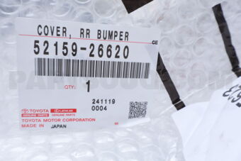 Toyota 5215926620 COVER RR BUMPER