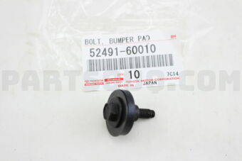 Toyota 5249160010 BOLT, BUMPER PAD
