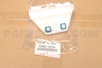 RETAINER, REAR BUMPER, UPPER RH 5256212120 | Toyota Parts | PartSouq